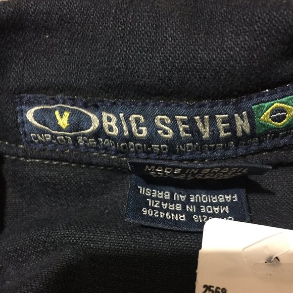 VINTAGE BIG SEVEN DENIM SHORT JUMPSUITS SIZE 36 - Picture 7 of 7